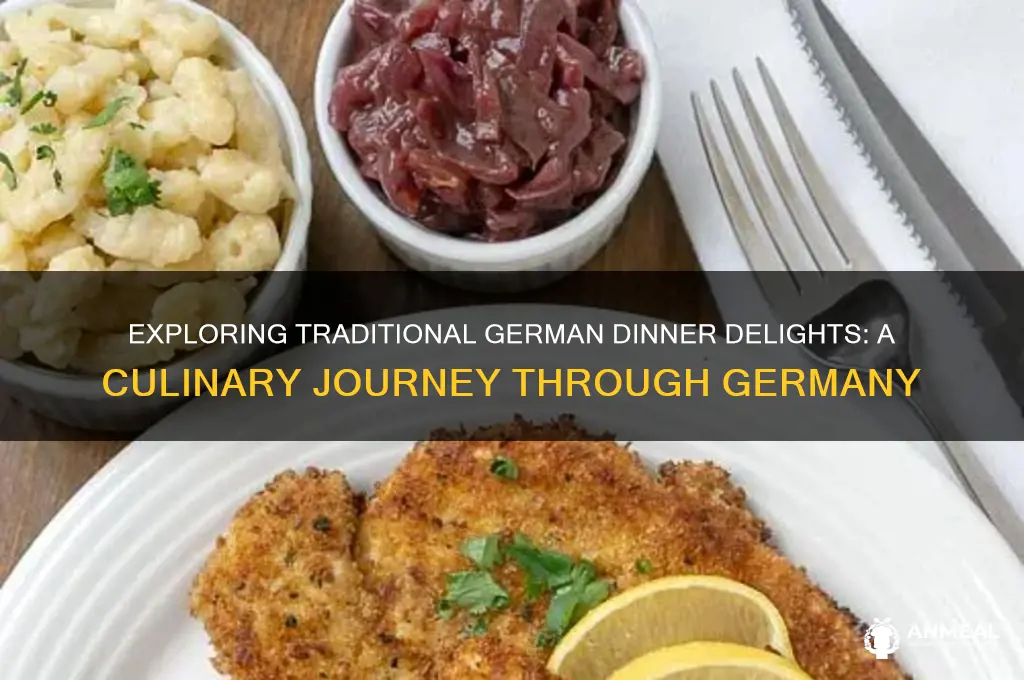 what do germans have for dinner