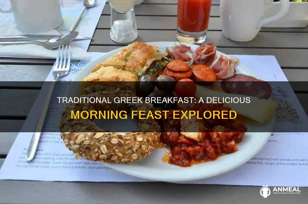 what do greek people have for breakfast