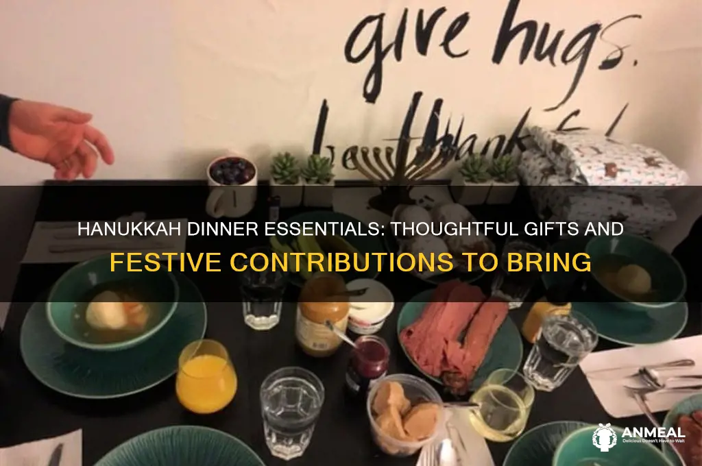 what do i bring to a hanukkah dinner