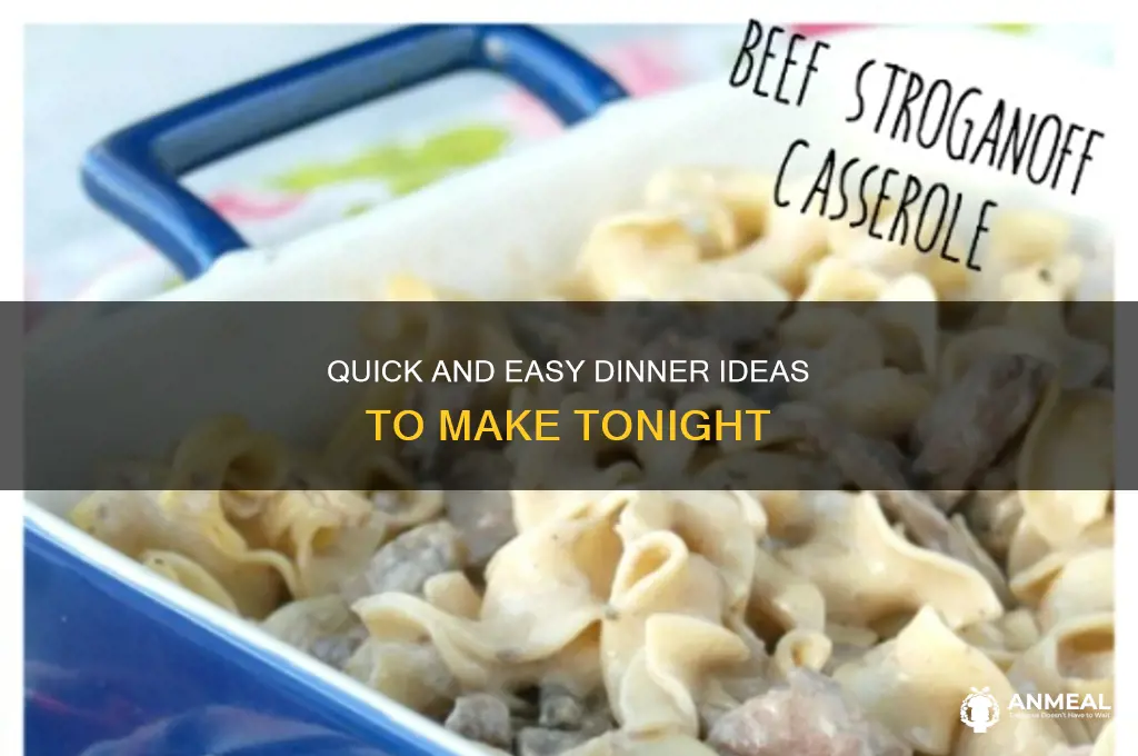 what do i mke for dinner