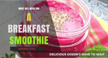 Essential Ingredients for a Nutritious and Delicious Breakfast Smoothie