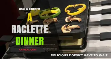 Essential Raclette Dinner Supplies: A Guide to Perfect Cheese Melting