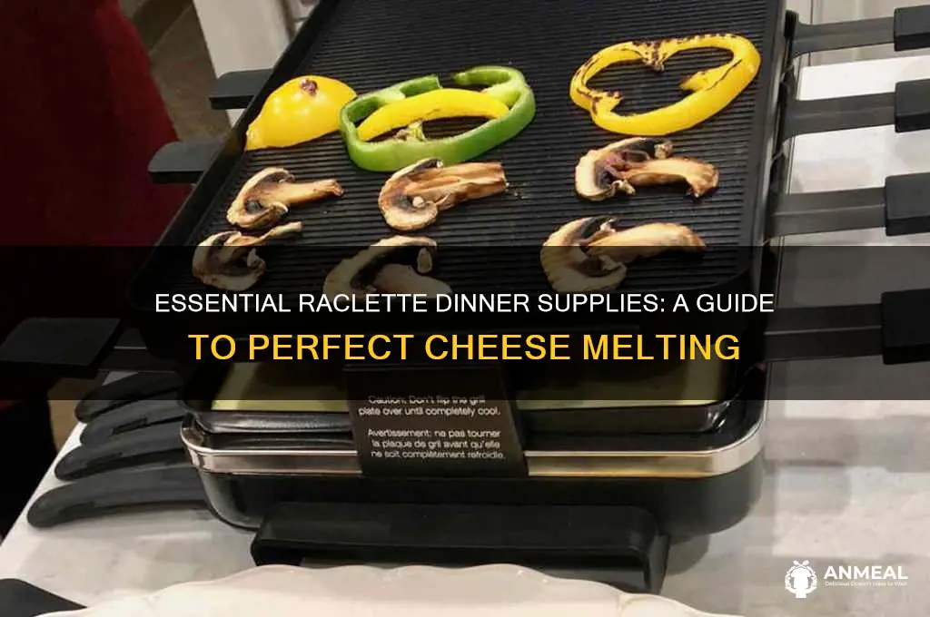 what do i need for a raclette dinner