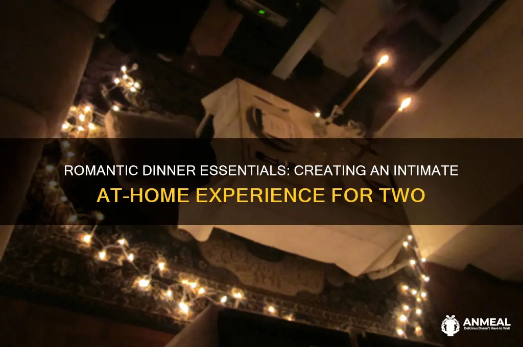 what do i need for a romantic dinner at home