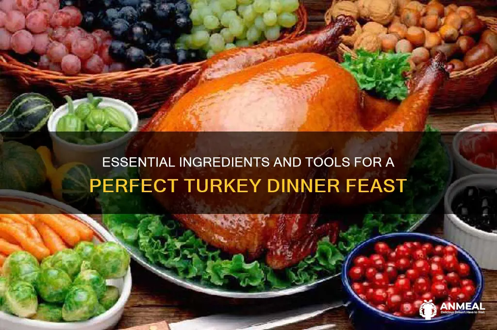 what do i need for a turkey dinner