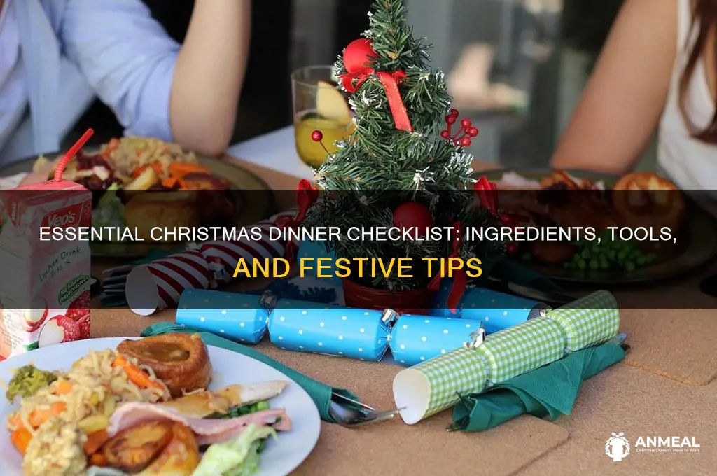 what do i need for xmas dinner