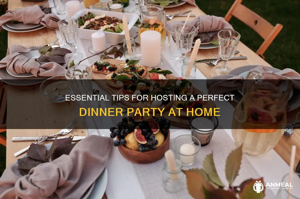 what do i need to throw a dinner party