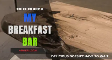 Stylish Breakfast Bar Toppers: Elevate Your Kitchen Counter with Flair