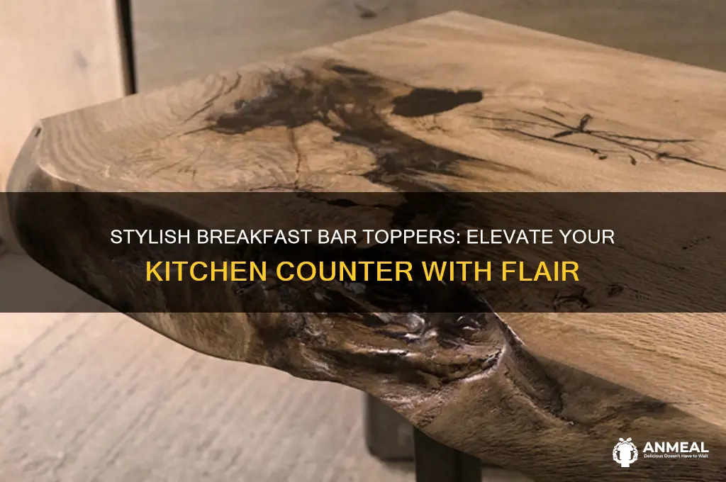 what do i out on top of my breakfast bar