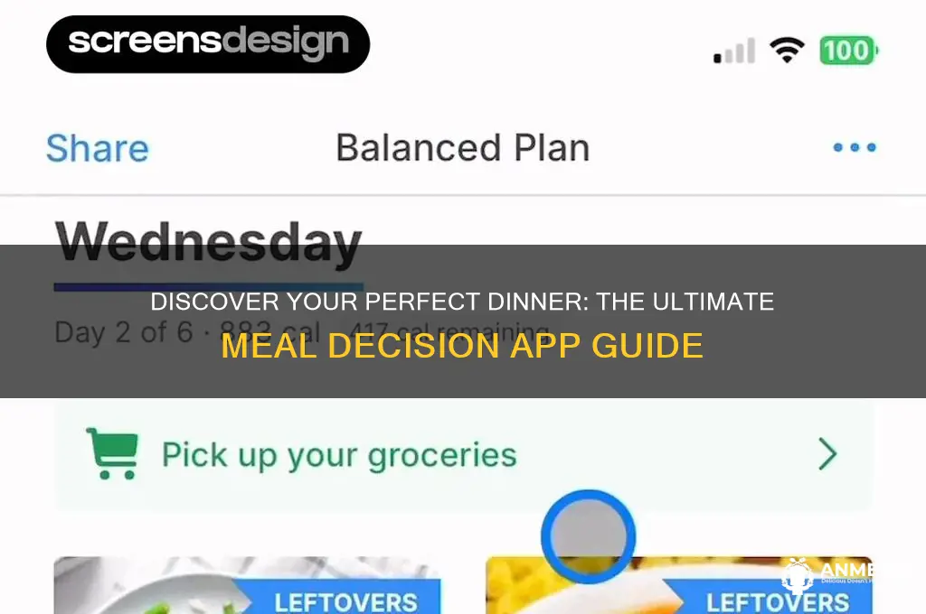 what do i want for dinner app