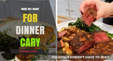 Cary's Dinner Dilemma: Deciding What to Eat Tonight