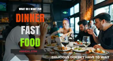 Quick Bites: Deciding What to Order for Dinner at Fast Food