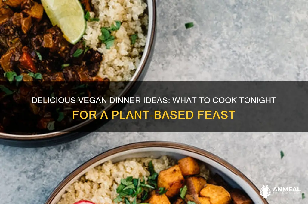 what do i want for dinner vegan