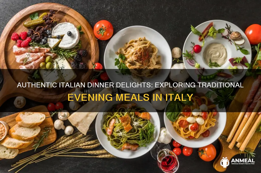 what do italians have for dinner