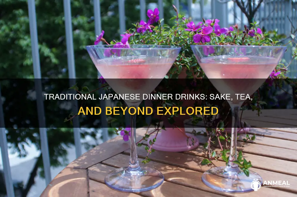 what do japanese people drink during dinner