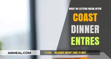 Decoding Coast Dinner Entrée Abbreviations: What Do Those Letters Mean?