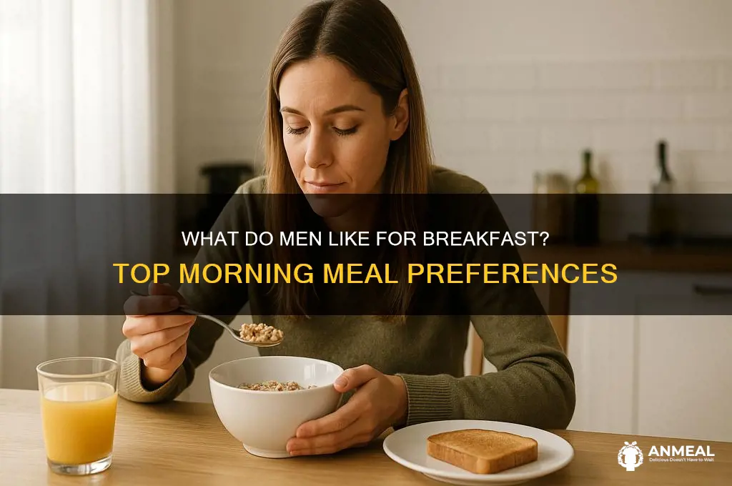 what do men like for breakfast