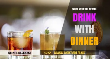 Dinner Drink Pairings: What Most People Sip with Their Meals