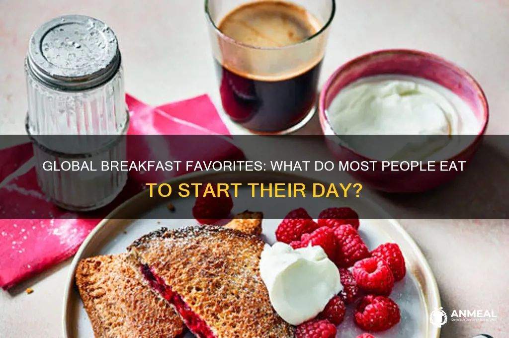what do most people have for breakfast