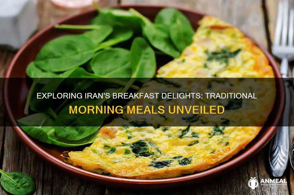 what do people have for breakfast in iran