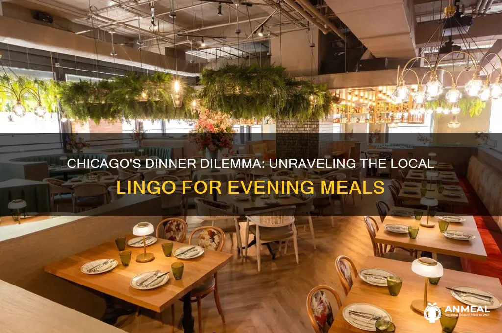 what do people in chicago call dinner