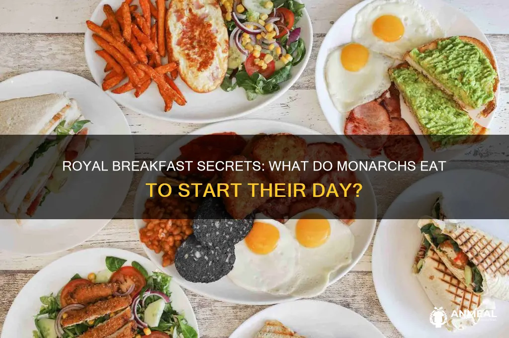 what do royals have for breakfast