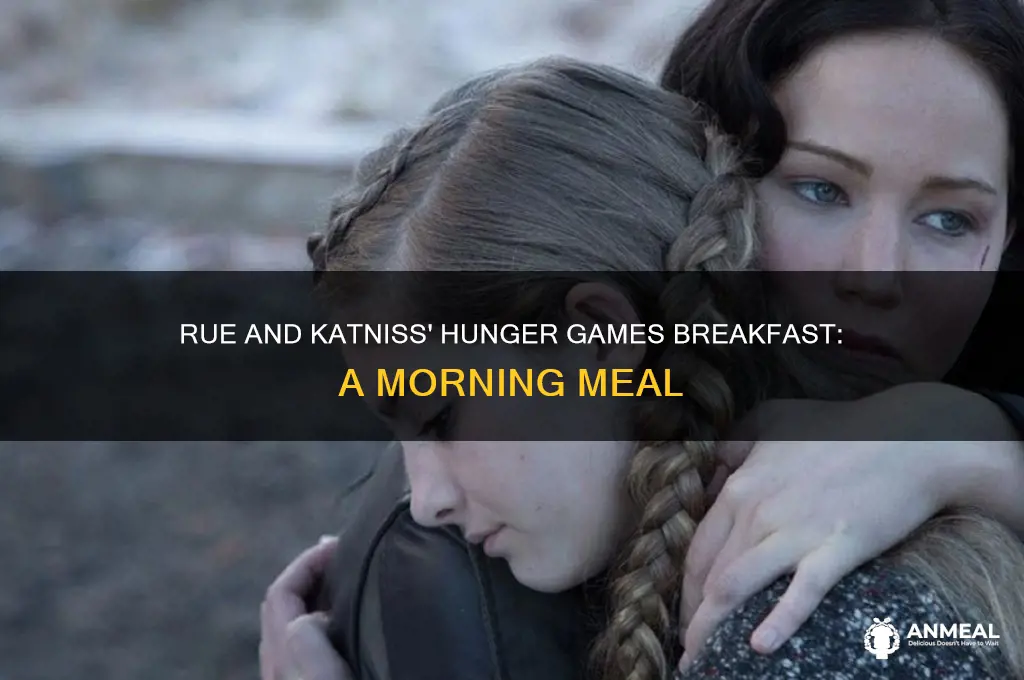 what do rue and katniss have for breakfast that morning