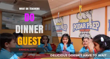 What Teachers Do When They're Dinner Guests: Insights and Etiquette
