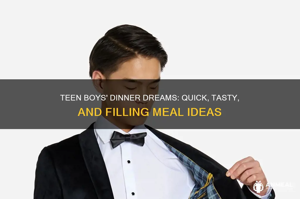 what do teenage boys want for dinner
