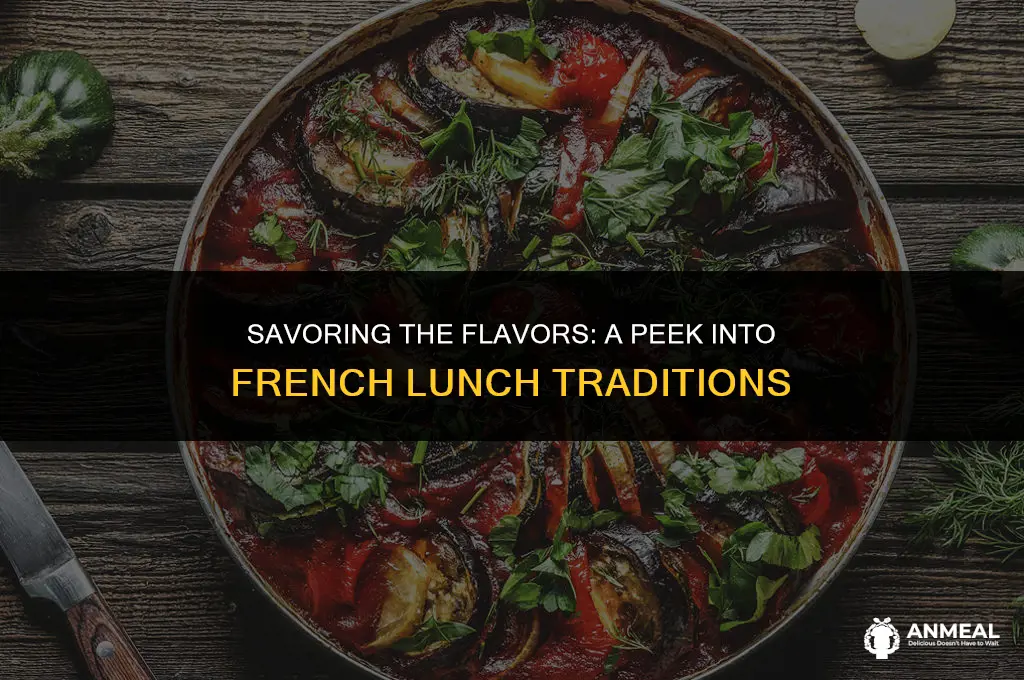 what do the french have for lunch