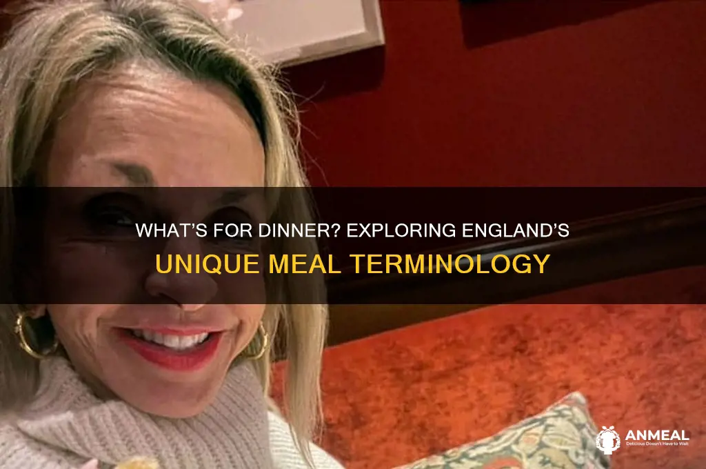 what do they call dinner in england