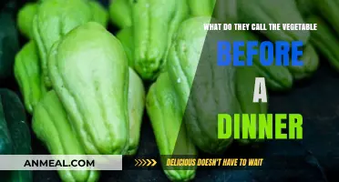 The Pre-Dinner Veggie: Unraveling the Name of the Appetizer Vegetable