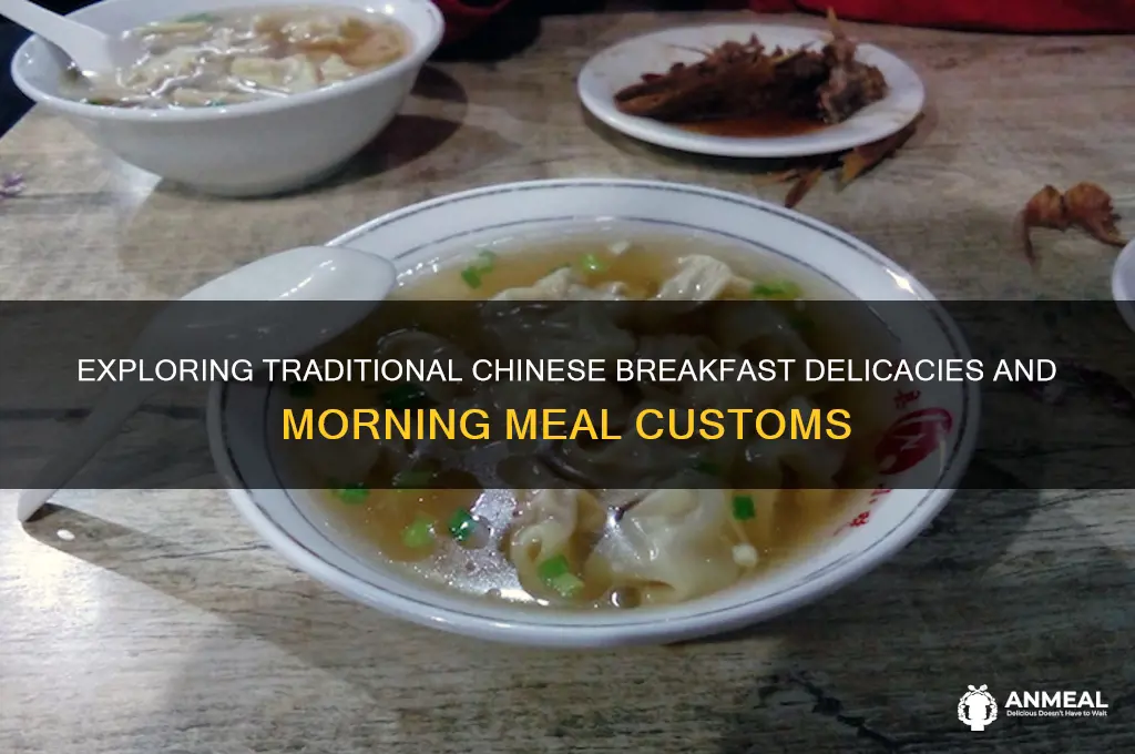 what do they have for breakfast in china