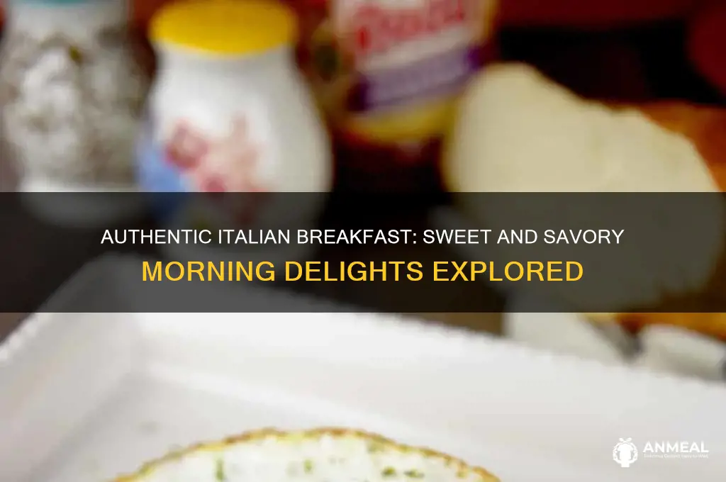 what do they have for breakfast in italy