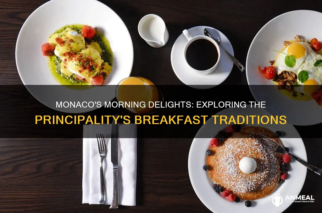 what do they have for breakfast in monaco