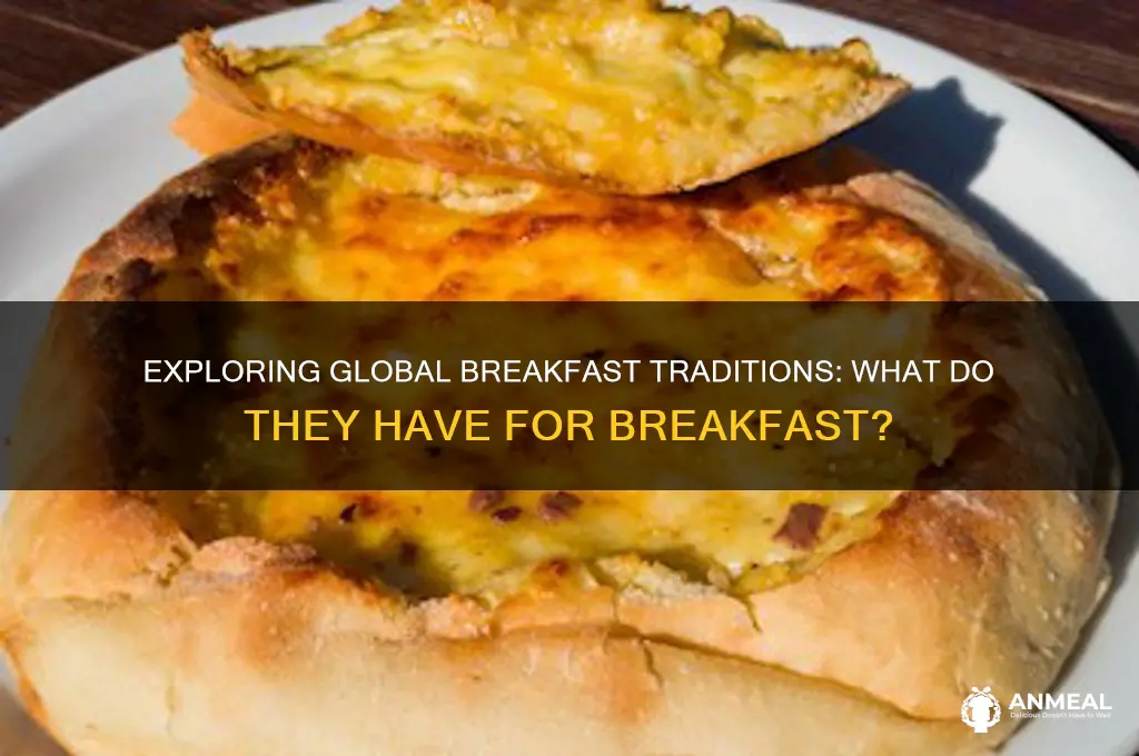 what do they have for breakfast