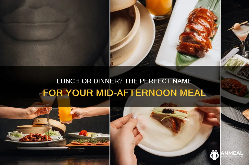 what do u call a meal between lunch and dinner