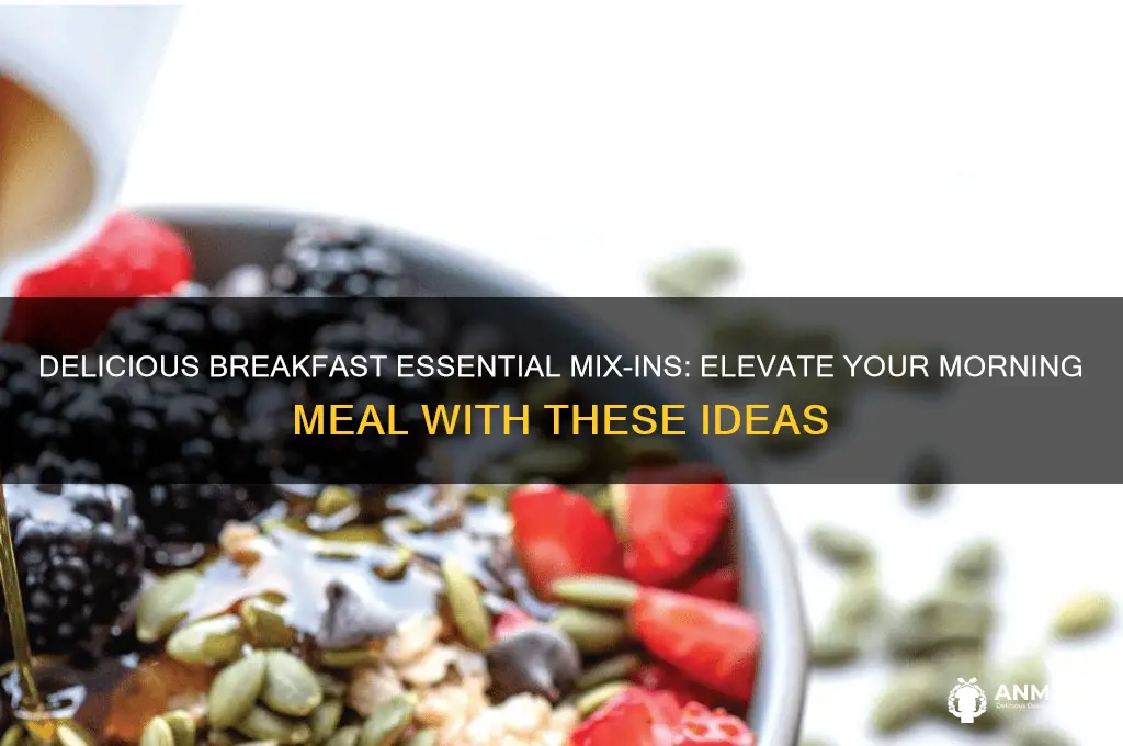 what do u mix breakfast essential with