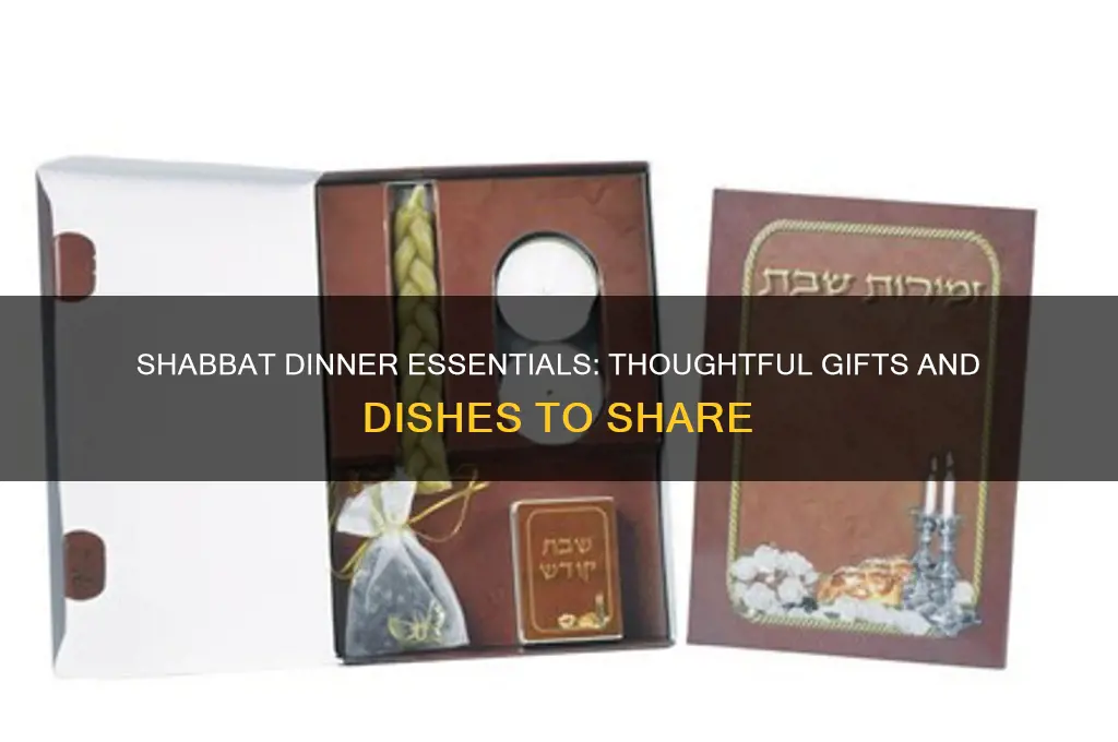 what do you bring to shabbat dinner