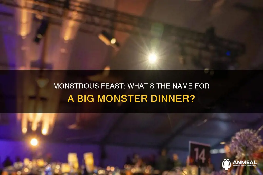 what do you call a big dinner for monsters
