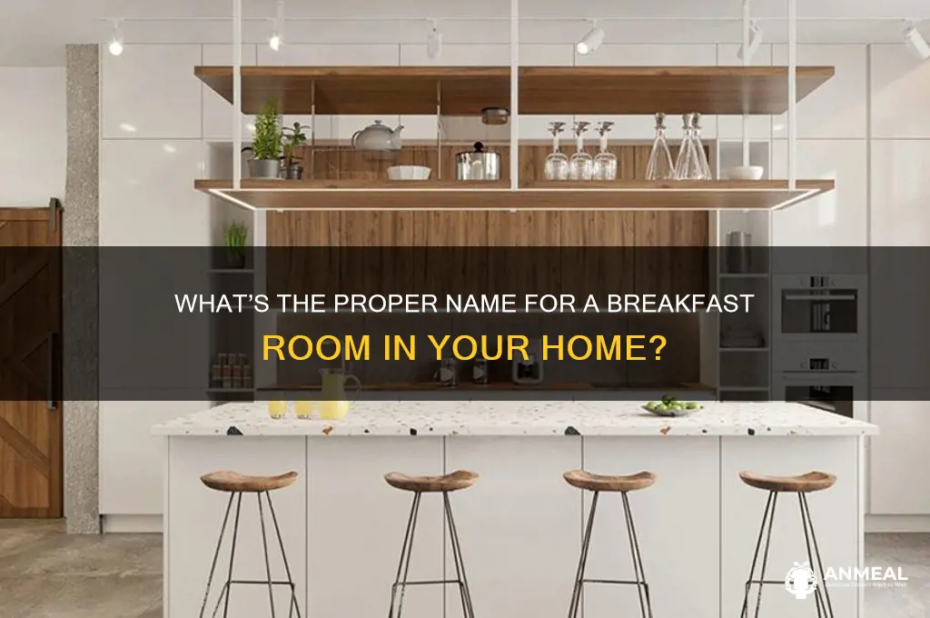 what do you call a breakfast room