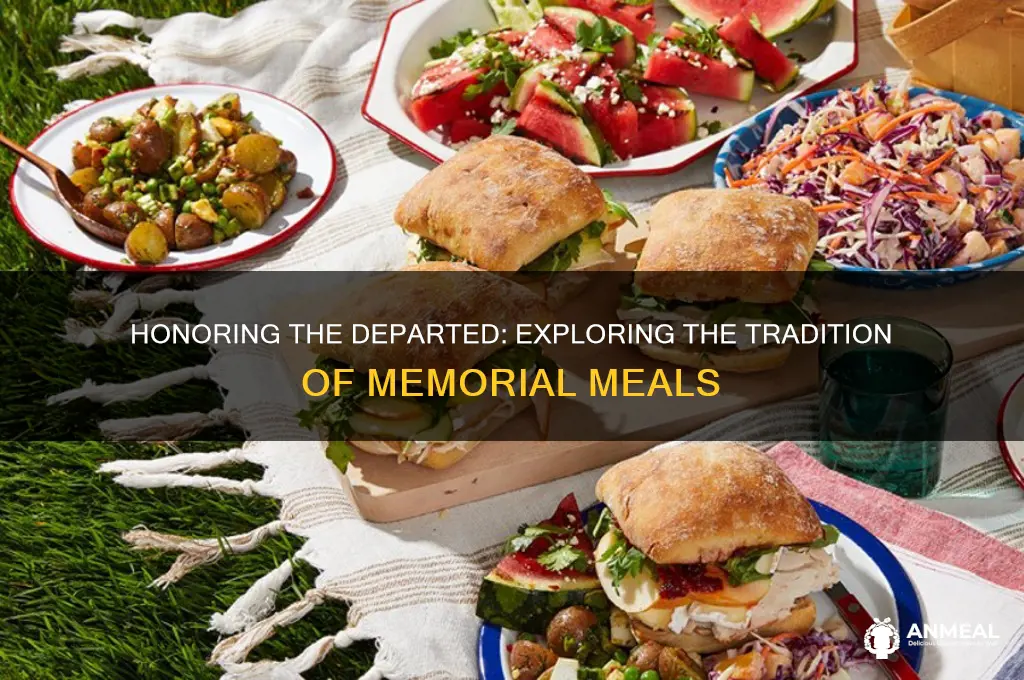 what do you call a dinner for deceased