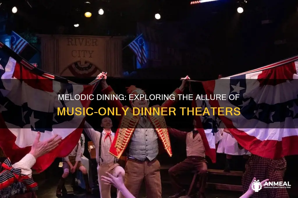 what do you call a dinner theater with just music