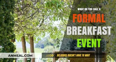Elegant Morning Gatherings: Naming Your Formal Breakfast Event