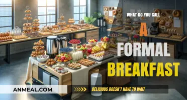 Elegant Morning Meals: Unveiling the Term for Formal Breakfast Gatherings