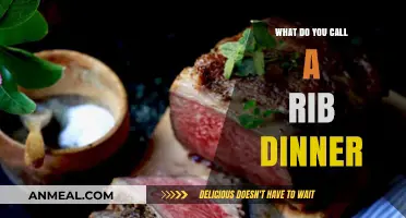 What’s the Name for a Rib Dinner? Unraveling the Tasty Terminology