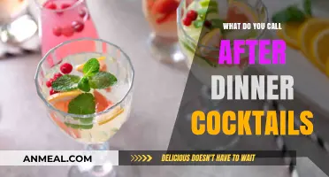 Sipping After Dinner: The Art of Post-Meal Cocktail Names