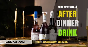Sipping After Dinner: Exploring the Perfect Post-Meal Drink Names