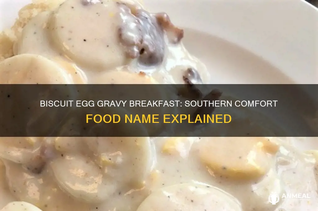 what do you call biscuit egg gravy breakfast