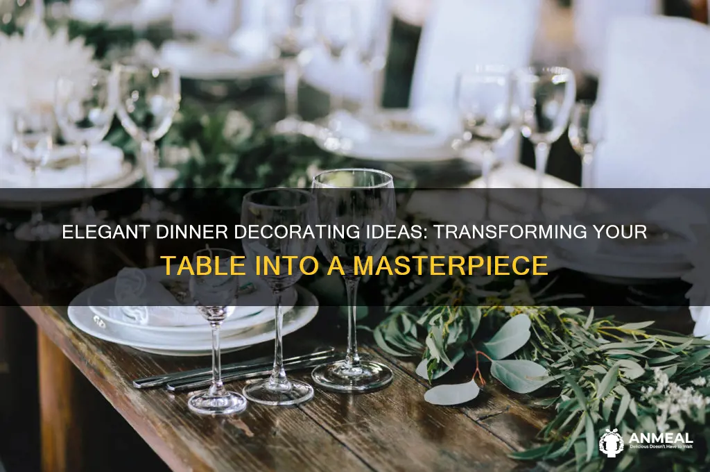 what do you call dinner decoratin